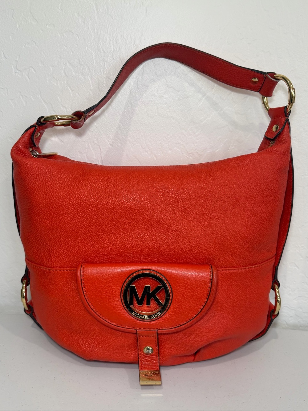 Michael Kors Fulton Large Leather Hobo/Shoulder Bag